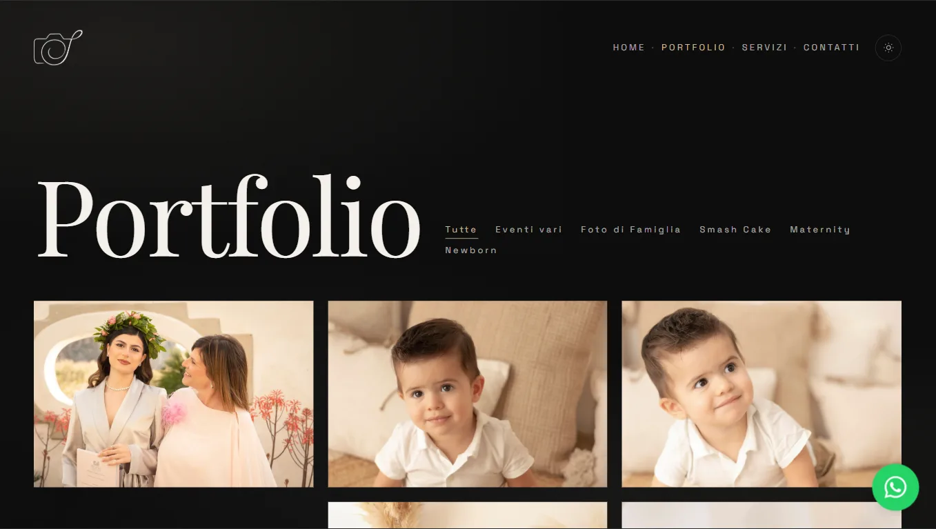 SCAVO - portfolio fotografico — desktop